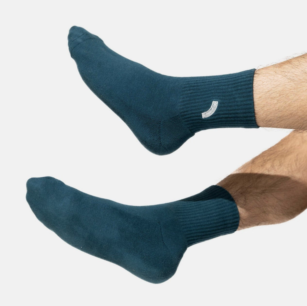 green blue socks