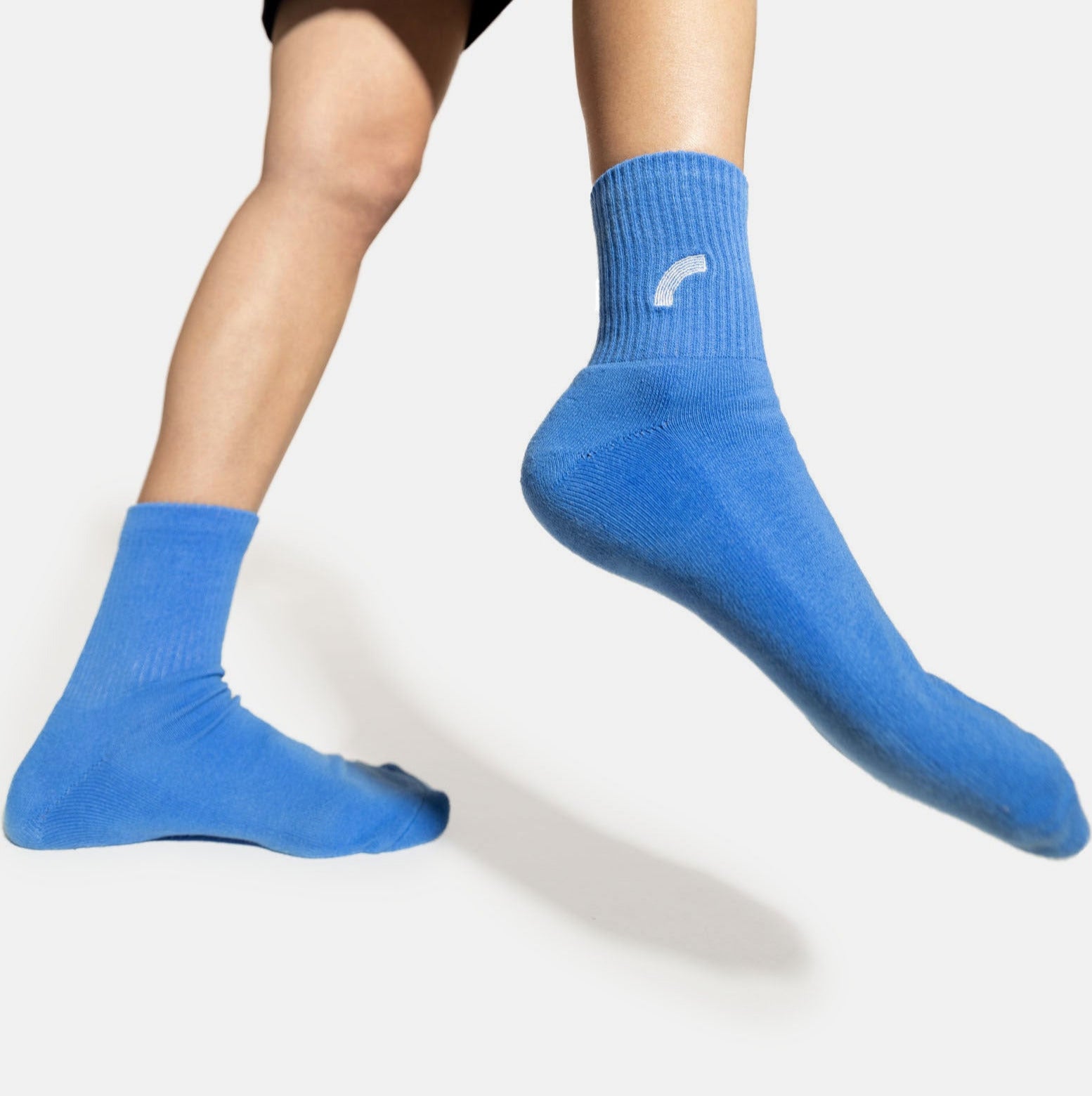 medium blue socks